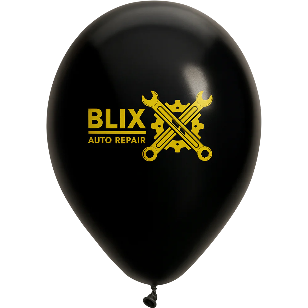 Blix Auto Repair Balloon Logo