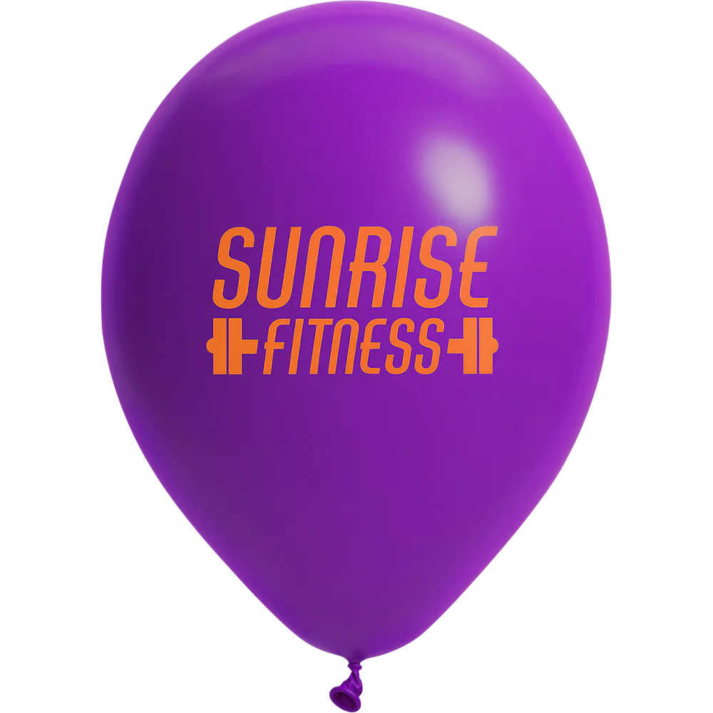 Sunrise Fitness Balloon Logo